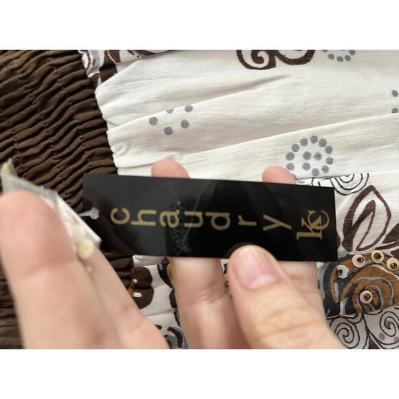 Chaudry Women's Floral Tunic Dress - L - Picture 3 of 7